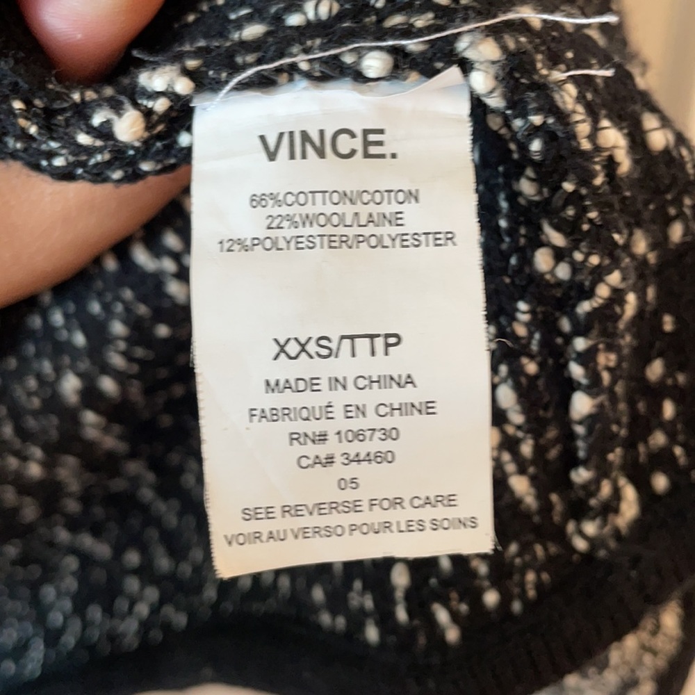 Vince Textured Drape Front Jacket - Picture 6 of 6